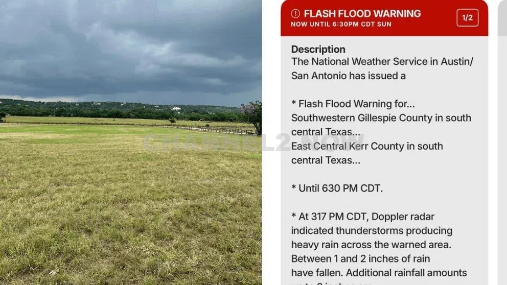 URGENT FLOOD WARNING: North Fork of Guadalupe River Rising Rapidly