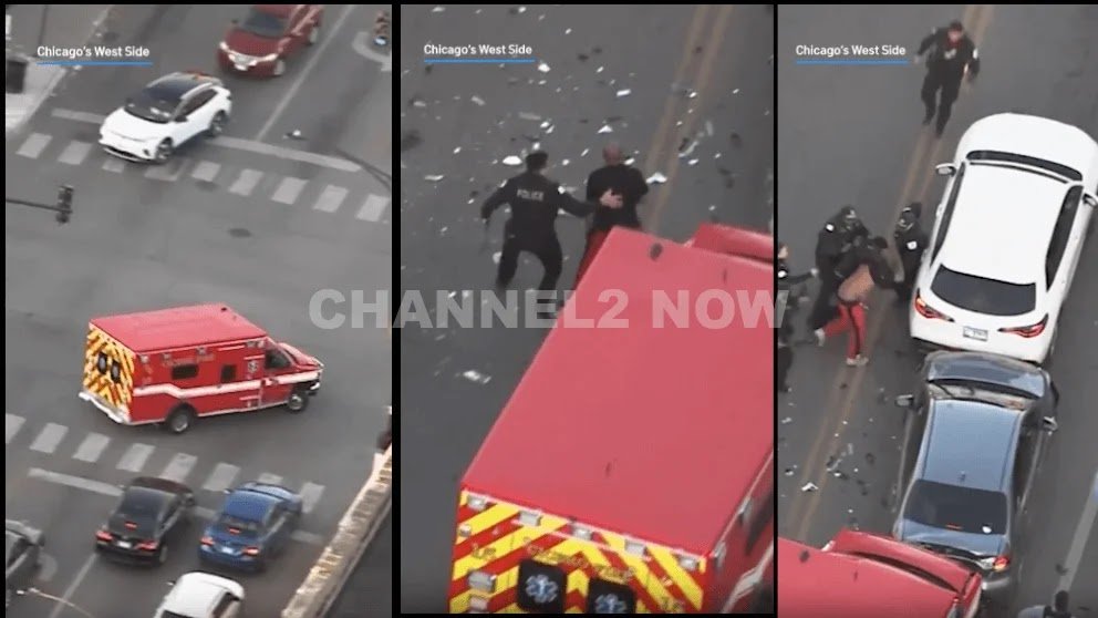 Chicago Police Confront Suspect After Ambulance Theft Sparks Officer-Involved Shooting