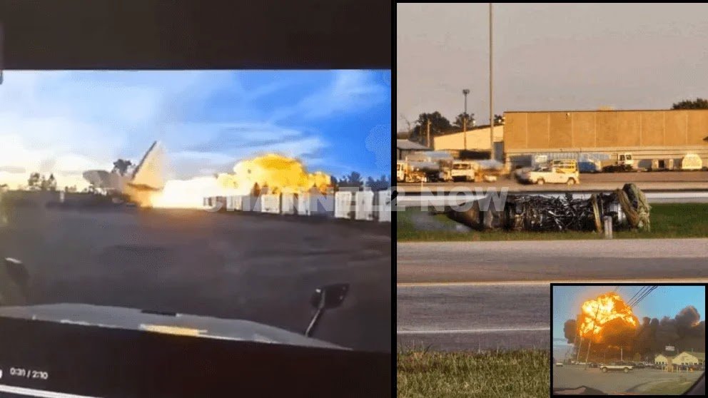 Terrifying Footage Captures Moment UPS Flight 2976 Crashed Near Louisville Airport
