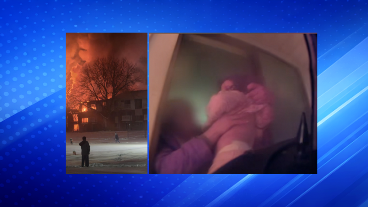 Wyoming Apartment Fire: Firefighters Rescue 3 From Third Floor