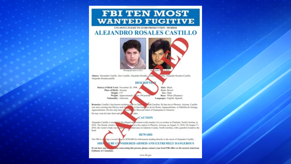 FBI Arrests Top Ten Most Wanted Fugitive in Mexico Years After Former Co-Worker’s Murder