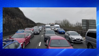 M5 Closed Near Bristol After Jumper Incident Causes Major Traffic Delays