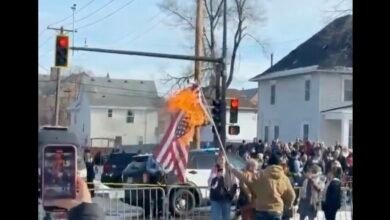 Minneapolis: Protest Follows Deadly ICE Shooting; Demonstrators Burn American Flag