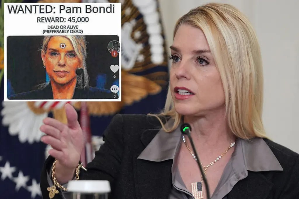 Tyler Maxon Avalos arrested for posting TikTok video offering $45,000 reward for the death of AG Pam Bondi