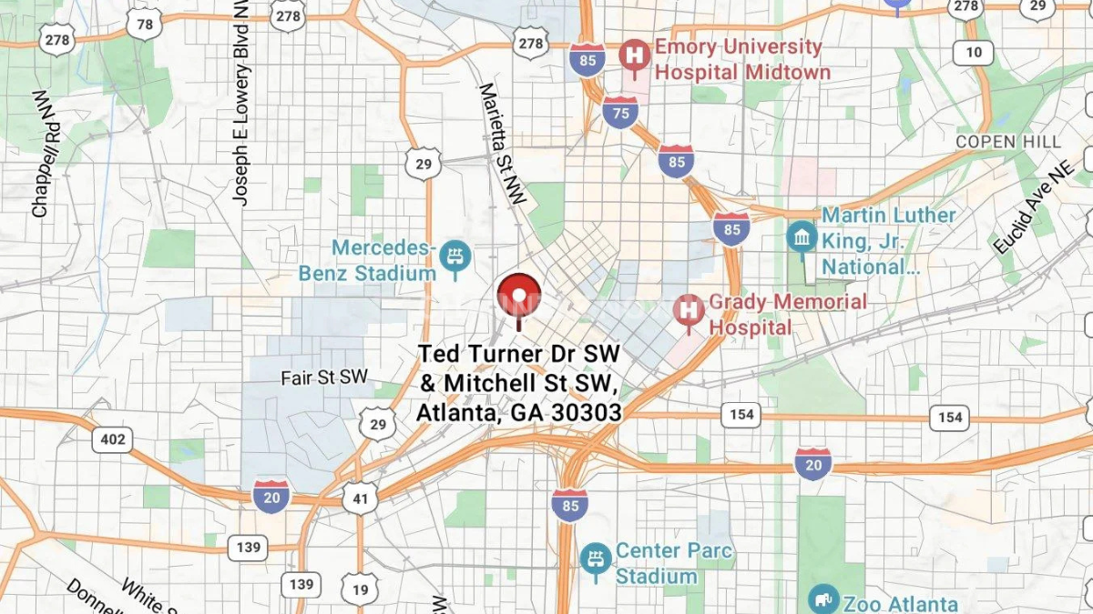 Atlanta Officer Struck by Vehicle at Ted Turner Drive and Mitchell Street; Suspect Flees Scene